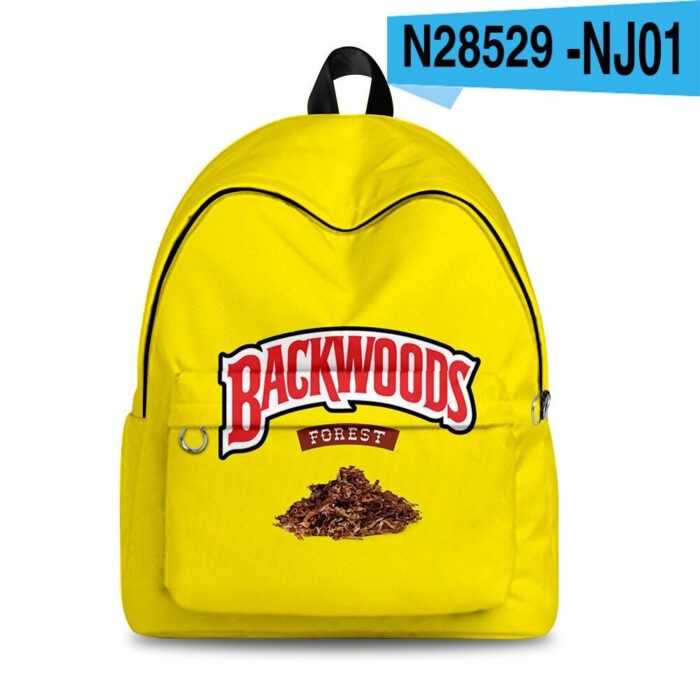 Backwoods Teenager Students School Bags Unisex Outside Travel Waterproof Oxford Casual Backpack