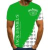 Summer 3D printed men's T-shirt casual short-sleeved men's T-shirt fashion hip-hop
