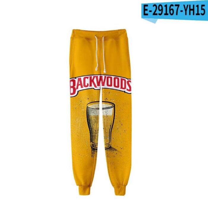 Backwoods Pants Men/Women Casual Trousers Hip Hop Sweatpants Streetwear Funny Clothing Pantalon Homme