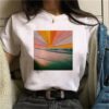 Sun Printed T Shirt Women 90s Graphic T-shirt Harajuku Tops Tee Cute Short Sleeve Animal Tshirt