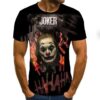 3D Printed T Shirt Men Joker Face Male tshirt 3d Clown Short Sleeve Funny T Shirts Tops & Tees