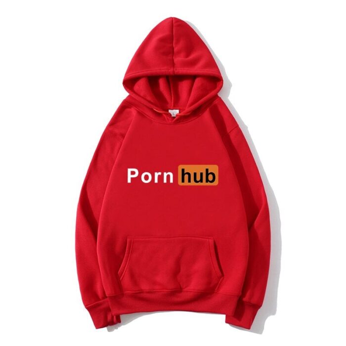 Pornhub letter printing hoodie + sweatpants autumn men street casual fashion hoodie track and field jogging sweatshirt suit