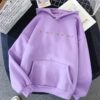 Winter Casual Harry Styles Treat People With Kindness Fashion Women Vintage Casual Punk Letter Hip Hop Hooded Sweatshirt