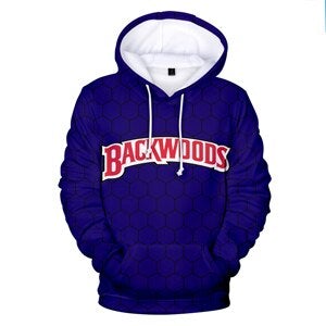 Backwoods Hoodie Sweatshirt Men/Women Loose Large Size Hoodies Streetwear Hip Hop Hoodie Pullover Unisexy Casual Sweatshirt