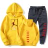 2-Piece Sportswear Sweatpants Hoodies Pullover Sportswear Suit Casual Plus Size Clothing S-3XL Sets