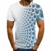 Men's T-shirt Short-sleeved T-shirt Printing 3D t Shirt Casual Hip-hop T-shirt Top