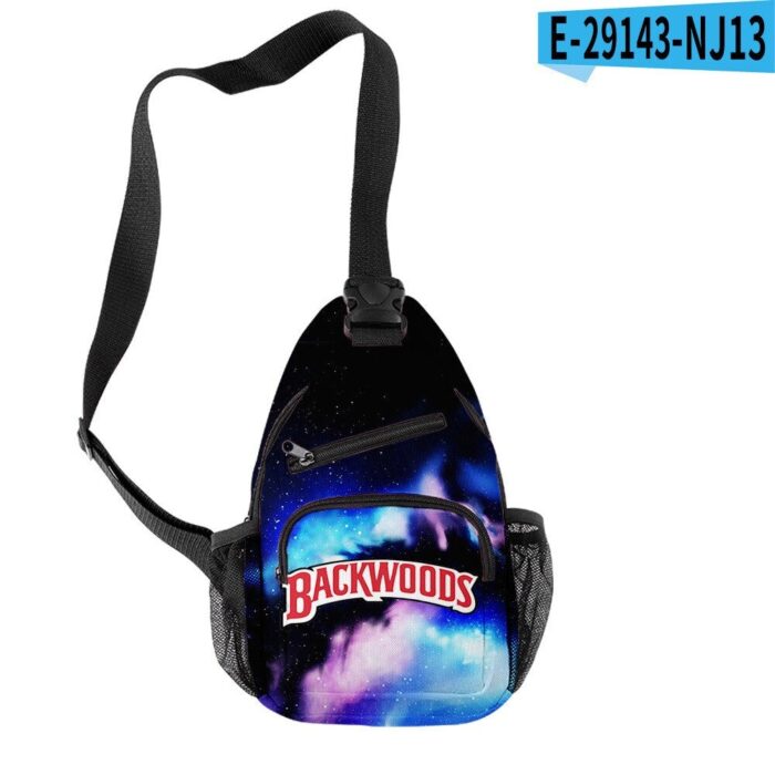 Backwoods 3D Printing Messenger Bag Simple Shoulder Bag Fashion Satchel