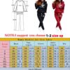 Tracksuit Women Hooded Sweatshirt + Pants Sets Sportswear Suit Casual Hoodies with Pockets Two Piece Set