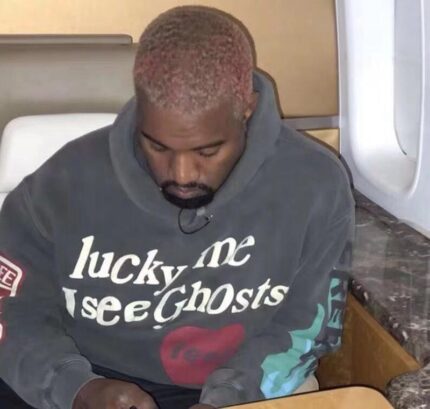 Kanye West Graffiti Letter Print Plus Velvet Sweatshirt Men Harajuku Fleece Hoodie Hip Hop Stranger Things Hoodies