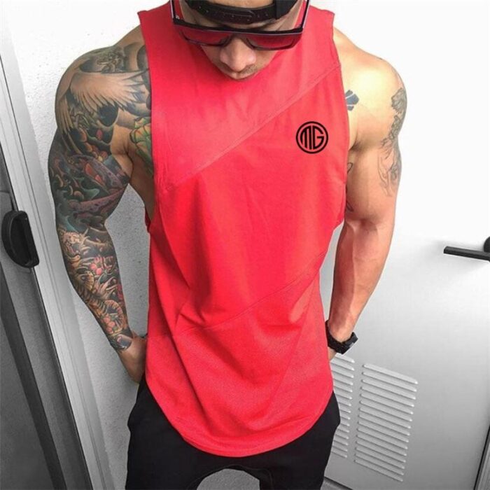 Body building Singlets Mens muscle shirt gym Tank Tops stringer Mens Vest fitness Men's Clothing hip hop tanktop