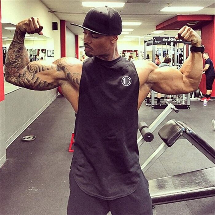 Body building Singlets Mens muscle shirt gym Tank Tops stringer Mens Vest fitness Men's Clothing hip hop tanktop