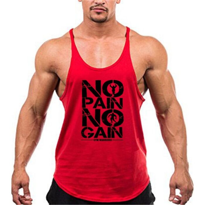 Bodybuilding stringer tank top man Cotton Gym sleeveless shirt men Fitness Vest Singlet sportswear workout tanktop