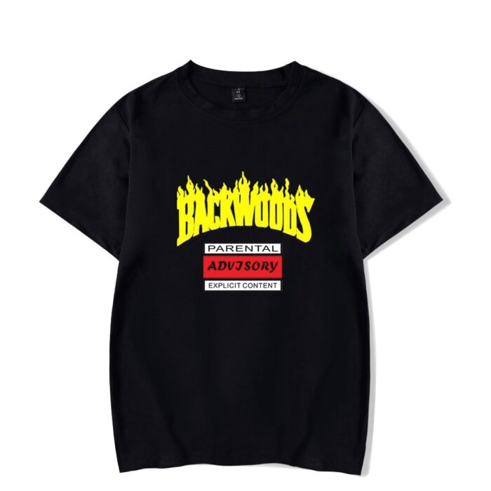 Summer Mens Tshirt BACKWOODS  Hipster Hip-hop Vintage Tee Shirt Homme Streetwear