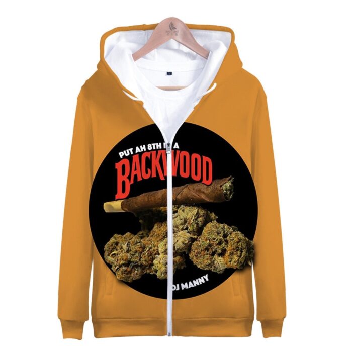 BACKWOODS 3D Printed Kids Hoodies  Zip Up Hoodie Sweatshirt Boys Girls Teenage Cartoon Jacket Coat Children Clothes