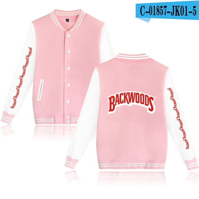 BACKWOODS Baseball Jacket Midlands Sweatshirt Warm Leisure Jacket Cotton High Quality BACKWOODS Smoke Coat Oversized Clothes