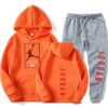 Men's Hoodies 2-Piece Sportswear Hoodies Suit Casual Plus Size S-3XL Sets