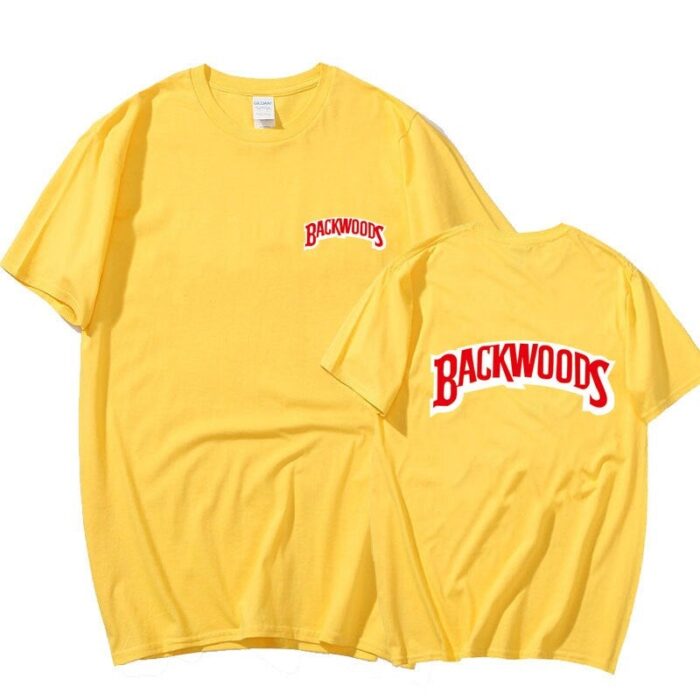 BACKWOODS T Shirt Summer Men  printing  Fashion Men Short Sleeve O Neck T-Shirt  Cotton Hip Hop Streetwear Men Clothing