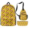 Backwoods Backpack Zipper Backpack & Shoulder Bag + Pencil Case Oxford Bag 3 PCS Set