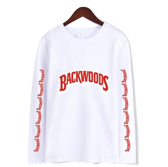 Backwoods T Shirts Comfortable Inner wear T Shirt Cotton Printed BACKWOODS Smoke Long sleeve Tshirt Oversized