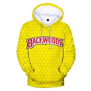 Backwoods Hoodie Sweatshirt Loose Large Size Hoodies Streetwear Hip Hop Hoodie Pullover Unisexy Casual Sweatshirt