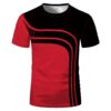Contracted Style New Summer Men Short Sleeve O-neck T-shirt Casual Breathable Men's Tops tee Fashion 3D Printing T-shirt