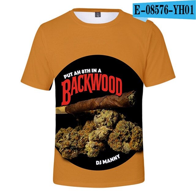 Backwoods T-shirt Men/women Harajuku Casual T Shirt 4 S~4XL ,Kids Size