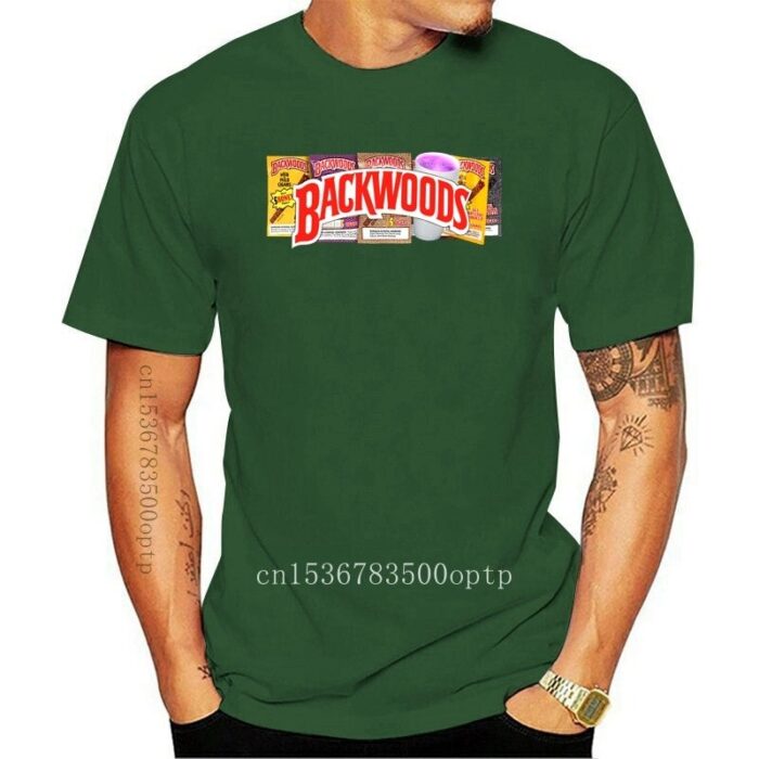 Backwoods T Shirt Man Beach Backwoods Printed Tshirt